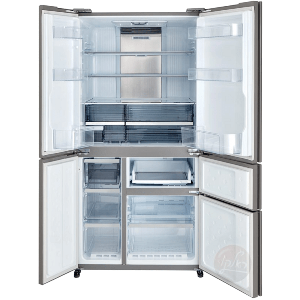 מקרר 5 דלתות 668 ליטר Sharp SJ-9630-SL עם התקן שבת מהדרין - גימור נירוסטה מושחרת - K.B.V