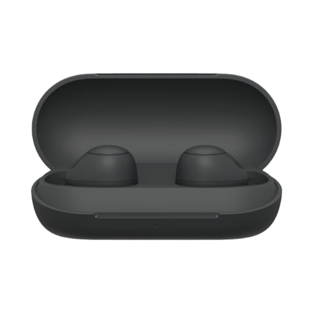 אוזניות אלחוטיות עם משתיק רעשים Sony WF-C700 Bluetooth - צבע שחור שנה אחריות ע"י - יבואן הרשמי