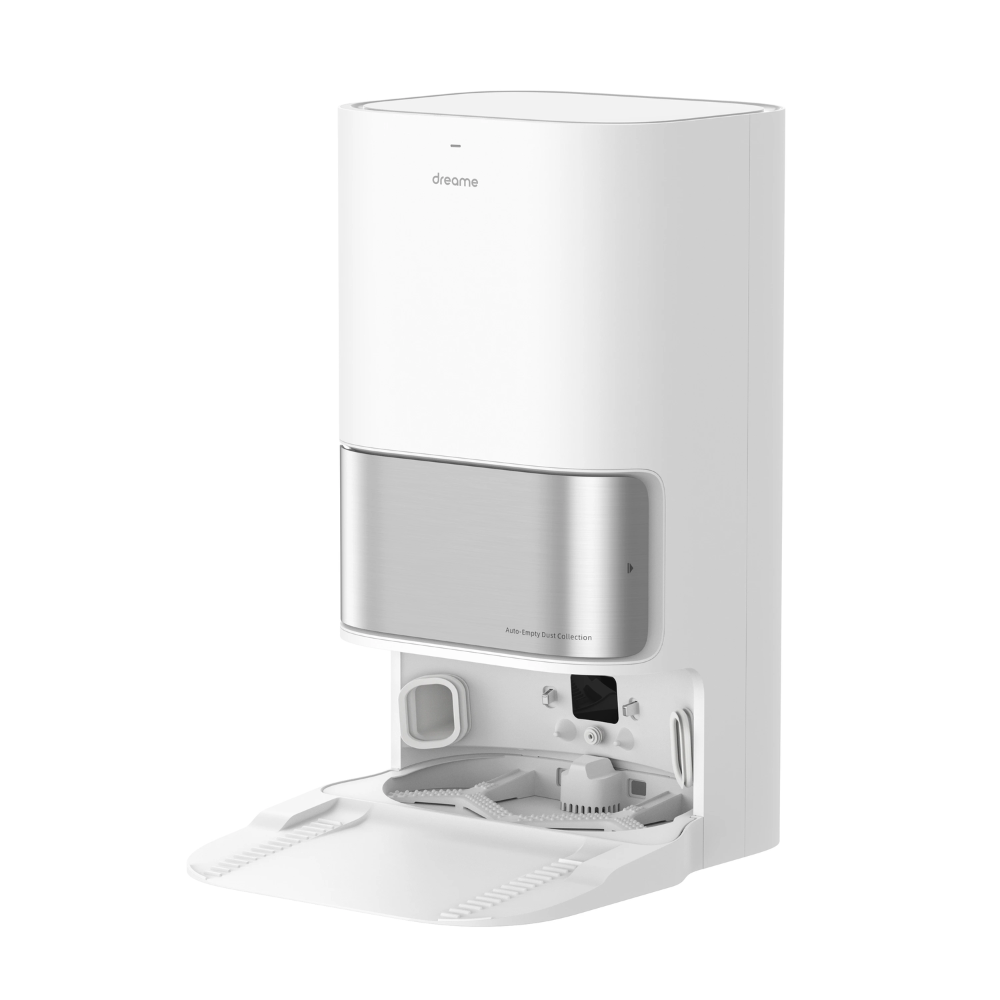 שואב אבק רובוטי עם מכילי ריקון אוטומטים Dreame Bot L10s Ultra - צבע לבן - יבואן רשמי