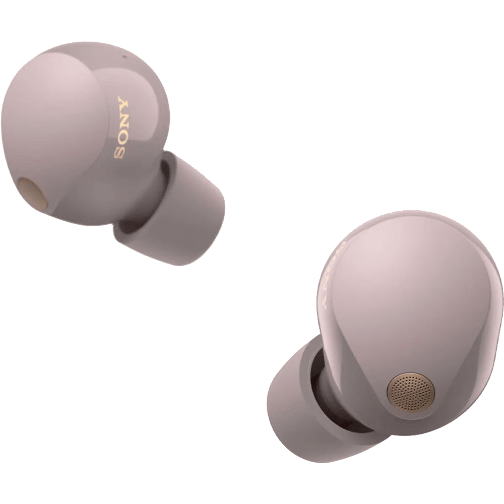 אוזניות אלחוטיות Sony WF-1000XM5P עם השתקת רעשים - צבע ורוד מעושן - K.B.V
