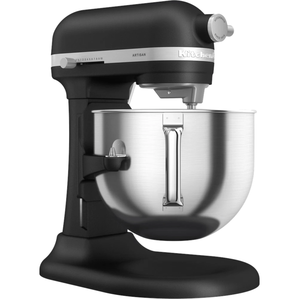 מיקסר עם קערת נירוסטה 6.6 ליטר KitchenAid Plus 5KSM70SHXEBK - צבע שחור - יבואן רשמי