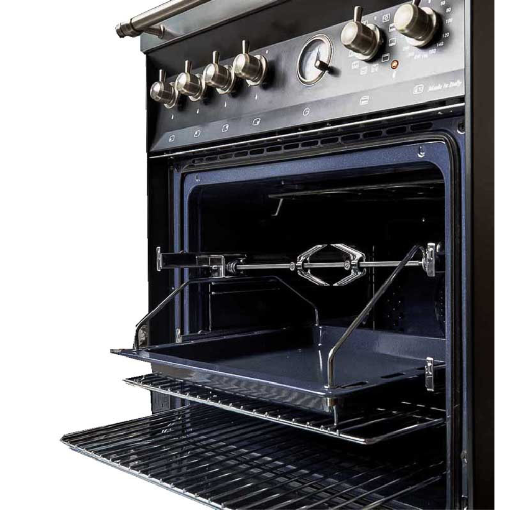 תנור אפייה משולב דו תאי תוצרת איטליה שחור דגם LOFRA RNMD96MFTE/CI SILVER | יבואן רשמי