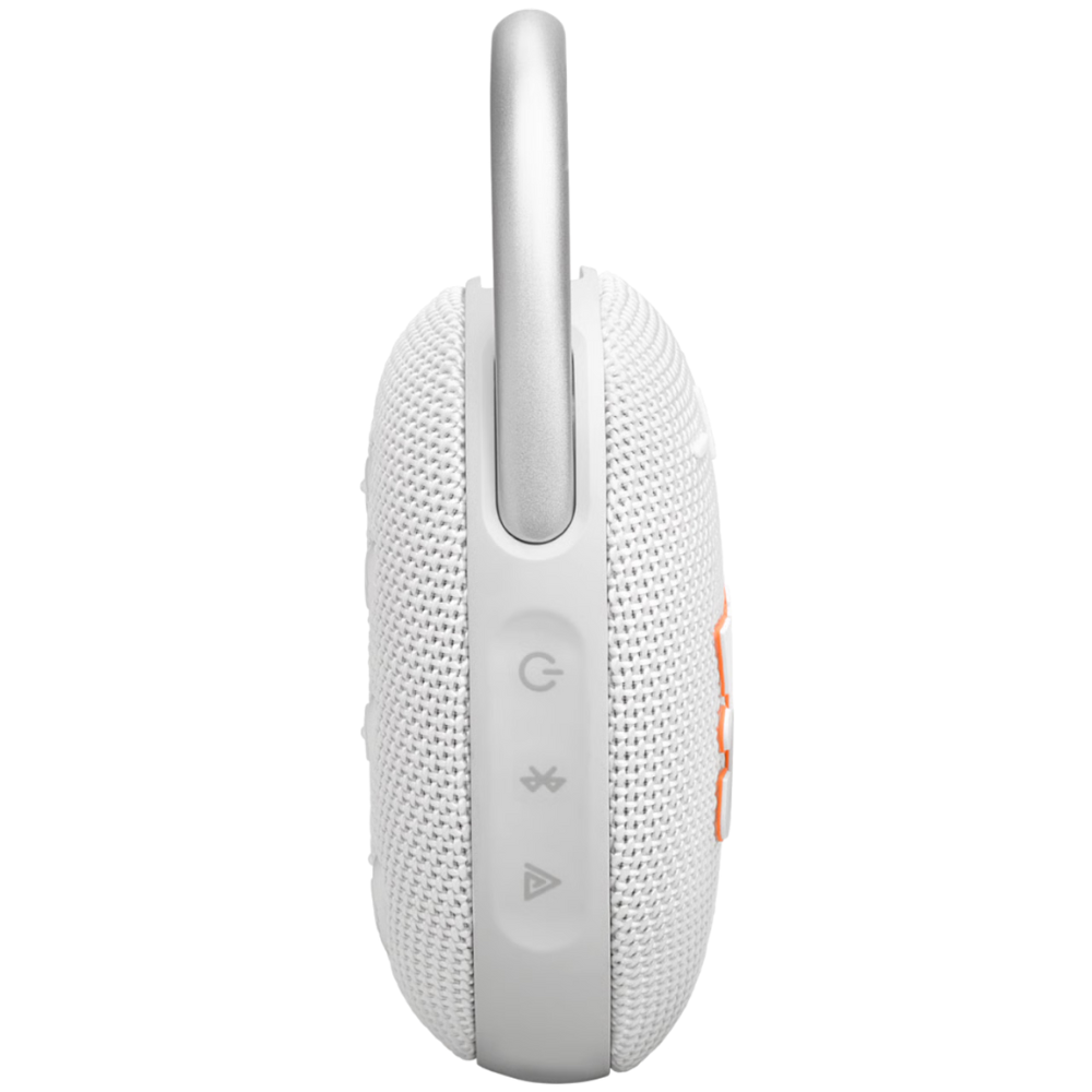 רמקול אלחוטי JBL Clip 5 IP67 7W - צבע לבן שנה אחריות ע"י - יבואן הרשמי