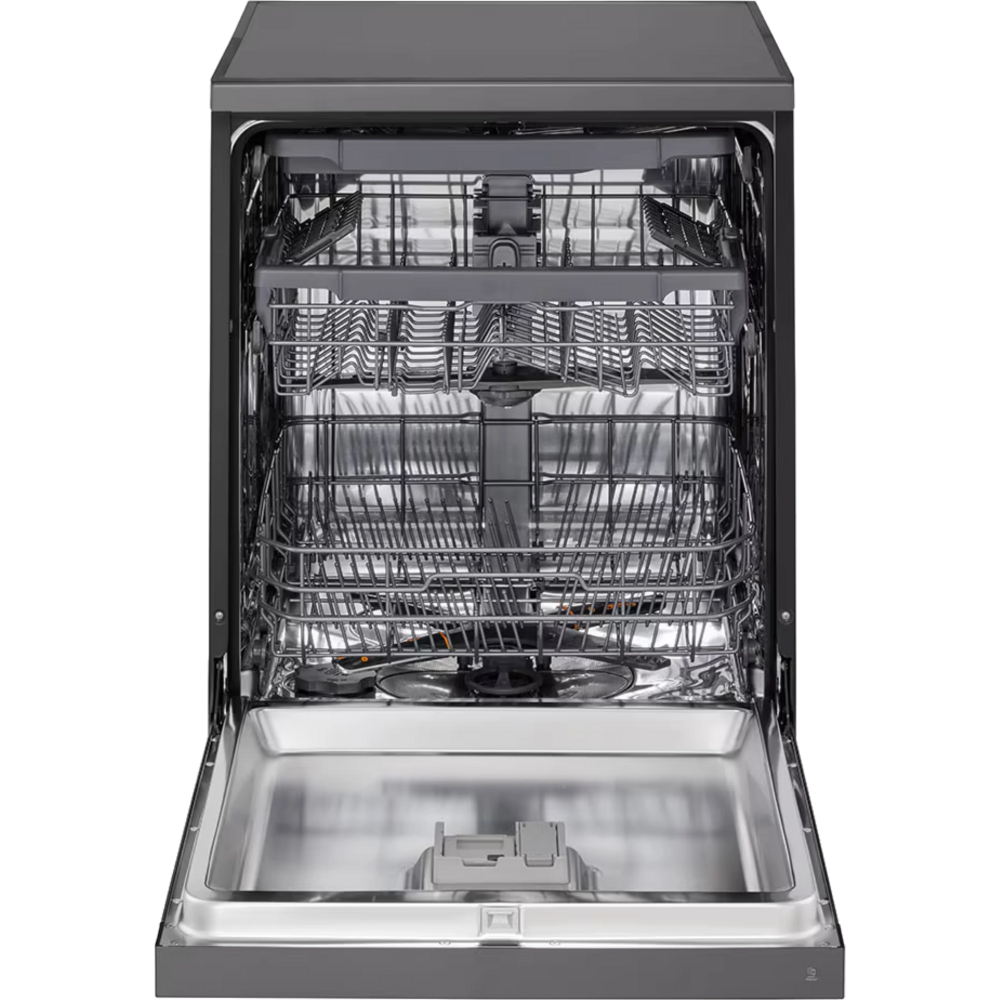 מדיח כלים רחב 14 מערכות כלים LG DFC513FM - גימור נירוסטה מושחרת - יבואן רשמי