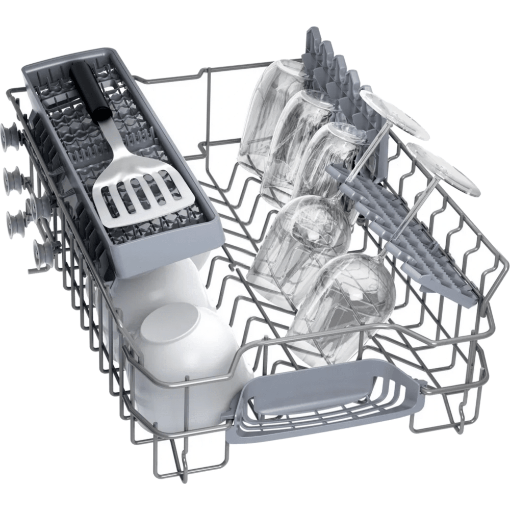 מדיח כלים אינטגראלי צר 10 מערכות כלים Bosch SPVHKX42E - תוצרת פולין - K.B.V