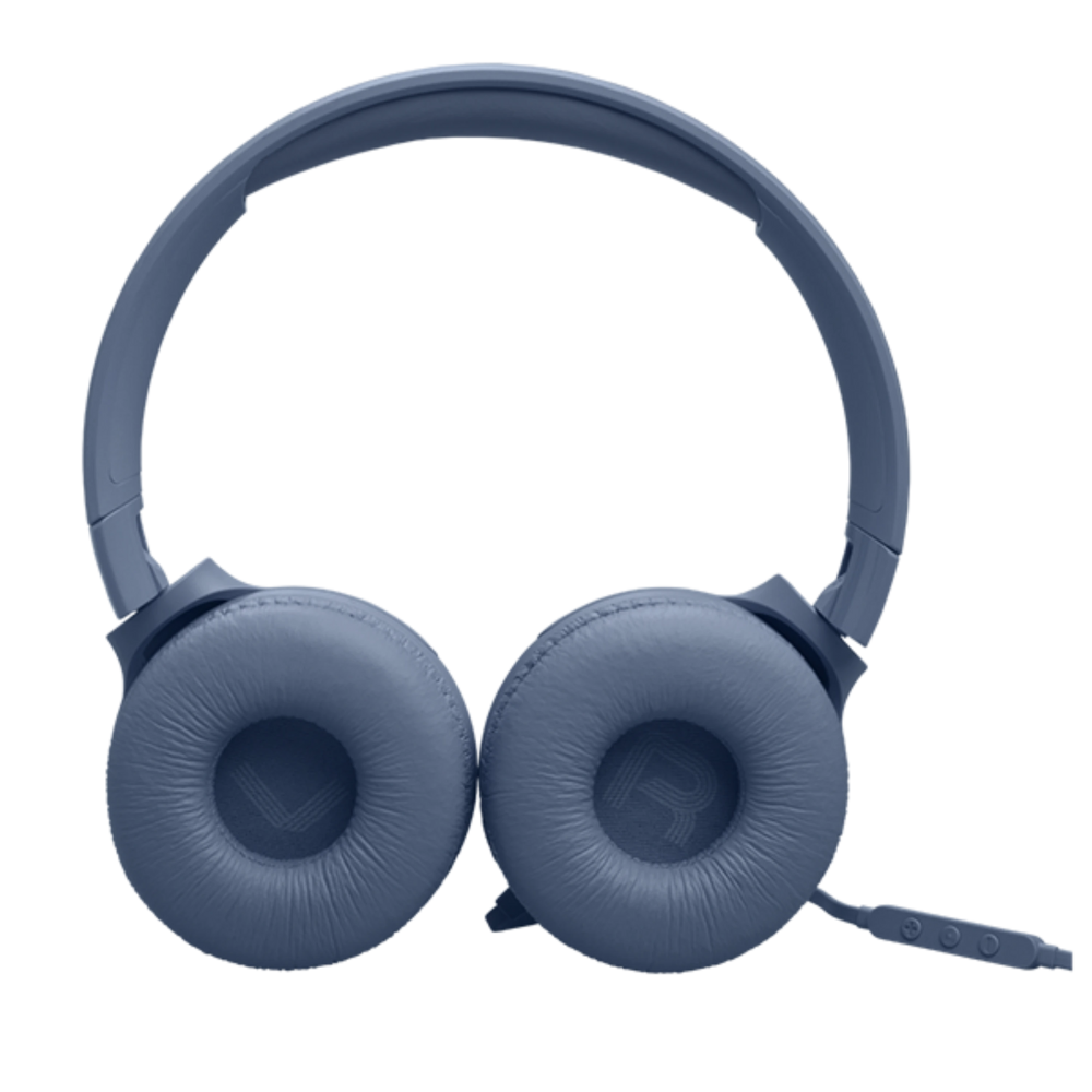 אוזניות קשת חוטיות JBL Tune 520C USB-C - צבע כחול שנה אחריות ע"י - יבואן הרשמי