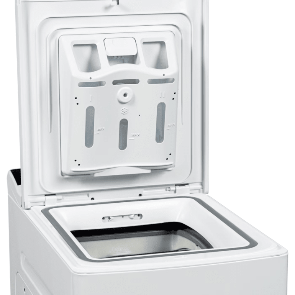 מכונת כביסה פתח עליון 8 ק"ג Electra EL8000W במהירות 1300 סל"ד - צבע לבן - K.B.V
