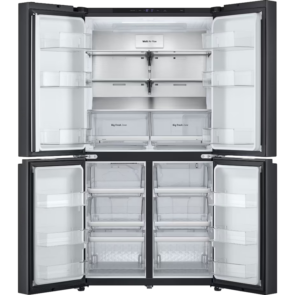 מקרר 4 דלתות 872 ליטר דגם LG GR-929B נירוסטה מושחרת - יבואן רשמי