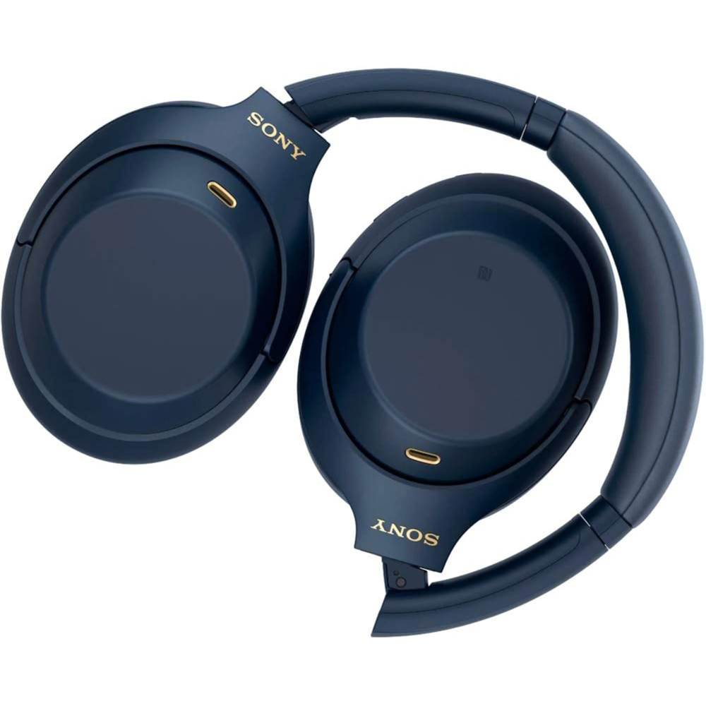 אוזניות אלחוטיות Sony WH-1000XM4 - צבע כחול אחריות ע"י ידי - יבואן הרשמי