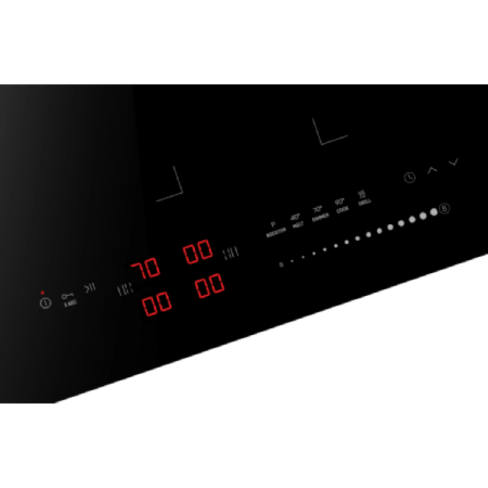 כיריים אינדוקציה 4 מוקדי בישול 60 ס"מ Sauter SHI6570 - תלת פאזי - גימור שחור אחריות ע"י - יבואן הרשמי