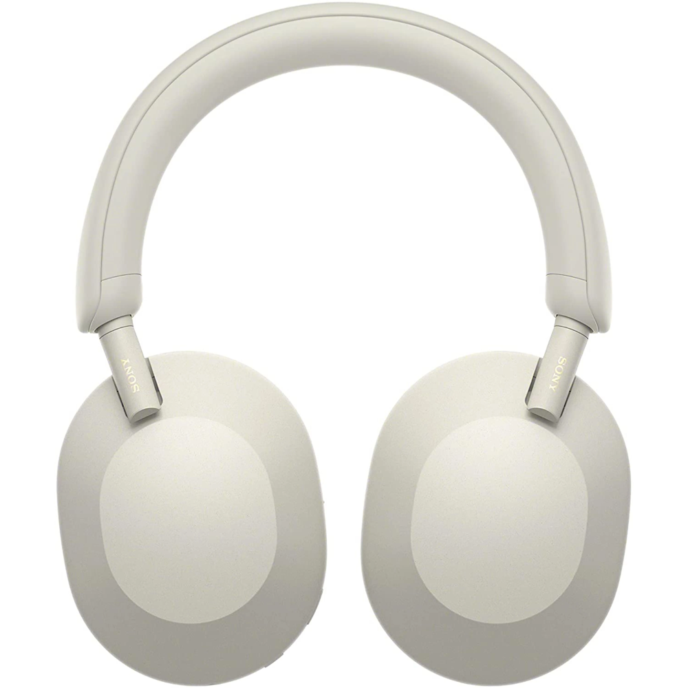 אוזניות אלחוטיות Sony WH-1000XM5S ANC - צבע כסוף שנתיים אחריות ע"י היבואן הרשמי