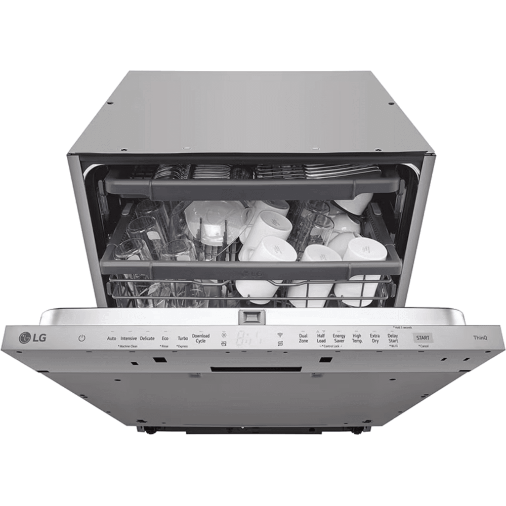מדיח כלים רחב אינטגרלי מלא 14 מערכות כלים LG DBC513TS - K.B.V