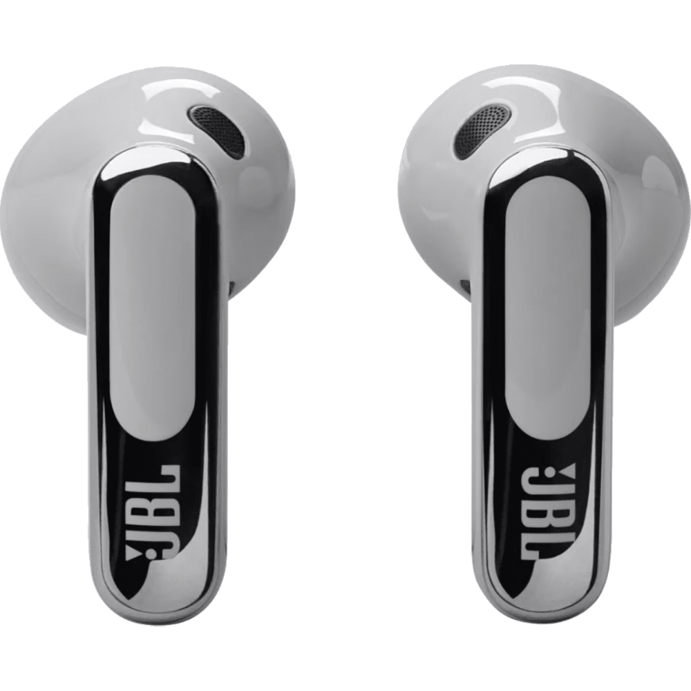 אוזניות אלחוטיות עם מארז טעינה חכם JBL Live Flex 3 TWS ANC IP54 - צבע כסף - K.B.V