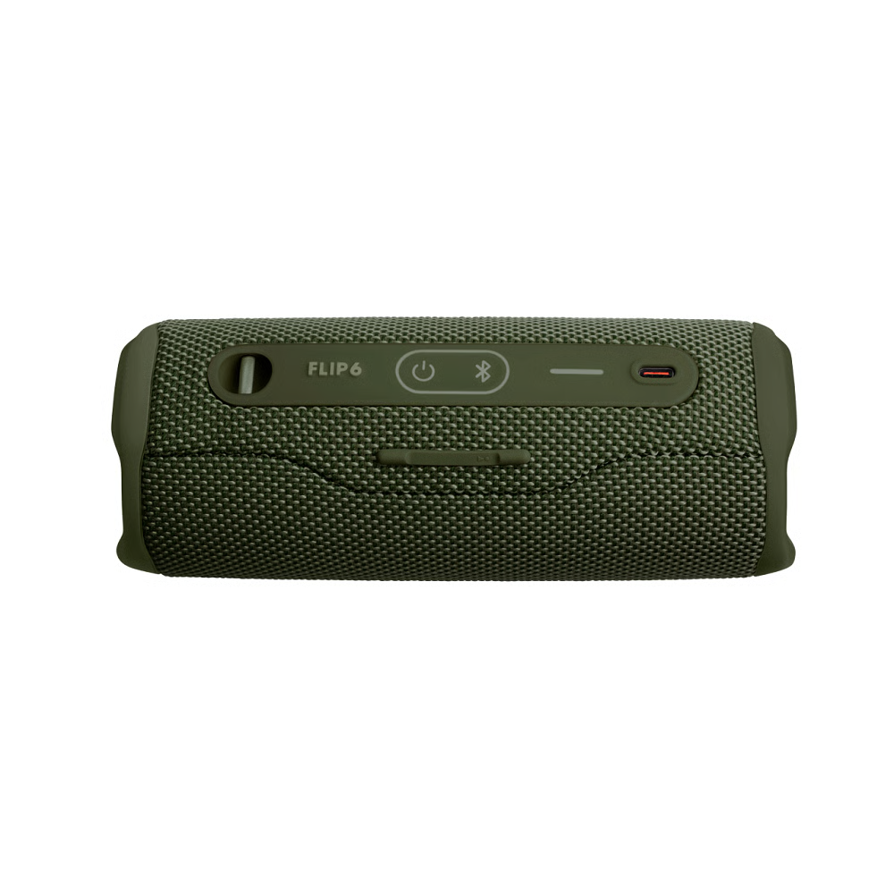 רמקול נייד אלחוטי JBL Flip 6 - צבע ירוק שנה אחריות ע"י - יבואן הרשמי