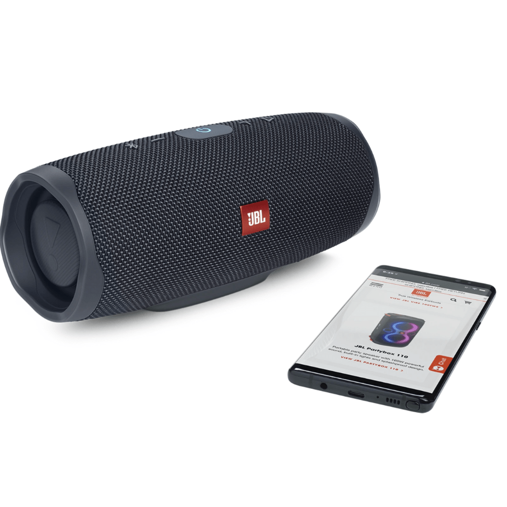 רמקול אלחוטי JBL Charge Essential 2 IPX7 40W - צבע שחור - K.B.V