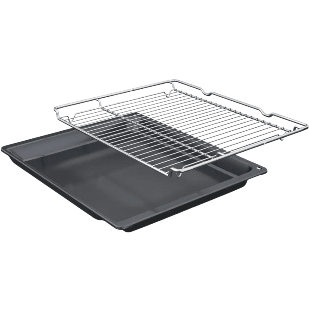 תנור בנוי קומפקטי משולב מיקרוגל דגם Bosch CMG7241B1 - גימור שחור זכוכית - K.B.V
