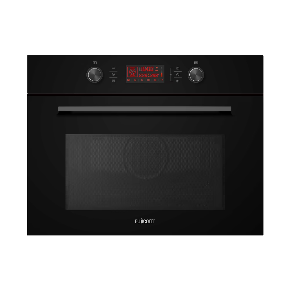 תנור בנוי משולב מיקרוגל 44 ליטר פוג’יקום Fujicom FJ-BOMW245BL גימור שחור - יבואן רשמי