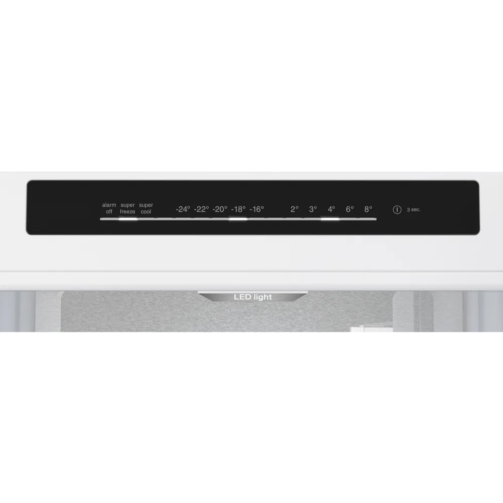 מקרר בוש Bosch מקפיא תחתון רוחב 60 ס”מ KGN39LBCF זכוכית שחורה - יבואן רשמי