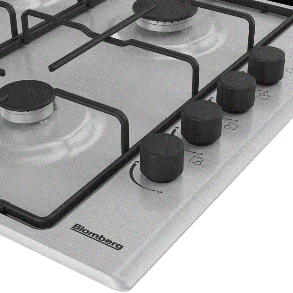 כיריים גז בלומברג 4 להבות GEN92424 נירוסטה Blomberg - יבואן רשמי