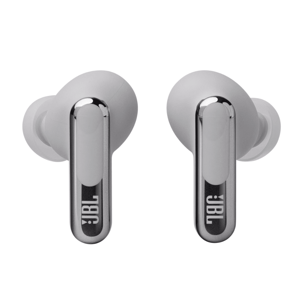 אוזניות אלחוטיות עם מארז טעינה חכם JBL Live Beam 3 TWS ANC IP55 - צבע כסוף - K.B.V