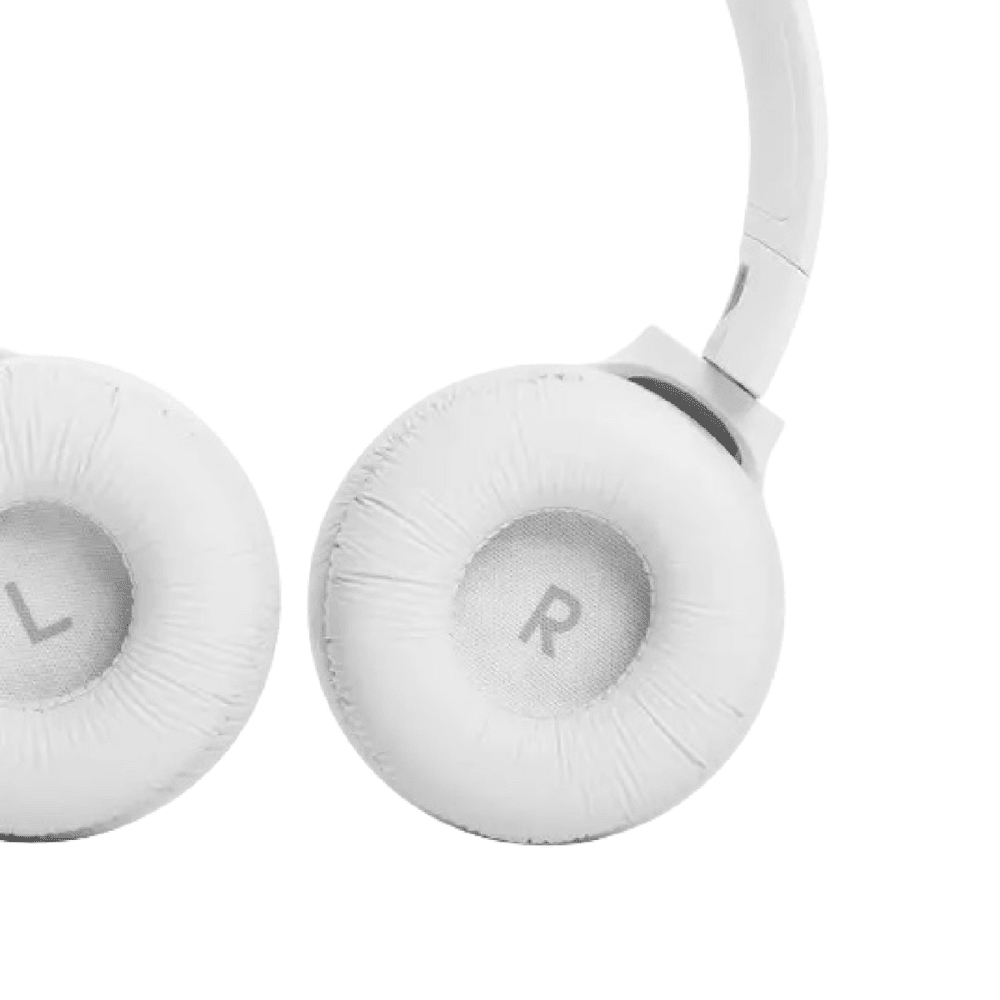 אוזניות קשת אלחוטיות JBL Tune T510BT - צבע לבן - K.B.V