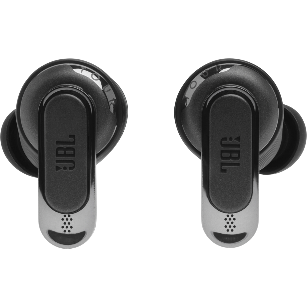 אוזניות אלחוטיות כיסוי חכם JBL Tour Pro 2 TWS ANC IPX5 - צבע שחור שנה אחריות ע"י - יבואן הרשמי