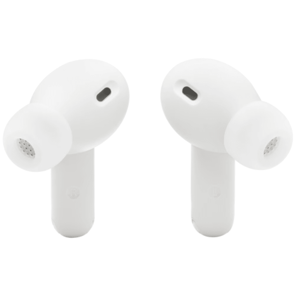 אוזניות אלחוטיות JBL Wave Beam 2 - צבע לבן - K.B.V