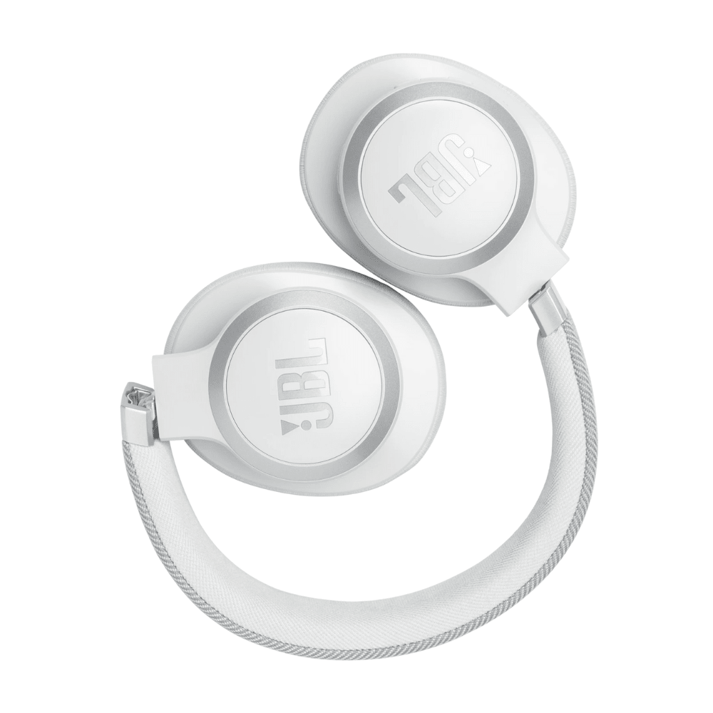אוזניות קשת אלחוטיות JBL Live 770NC -צבע לבן - K.B.V