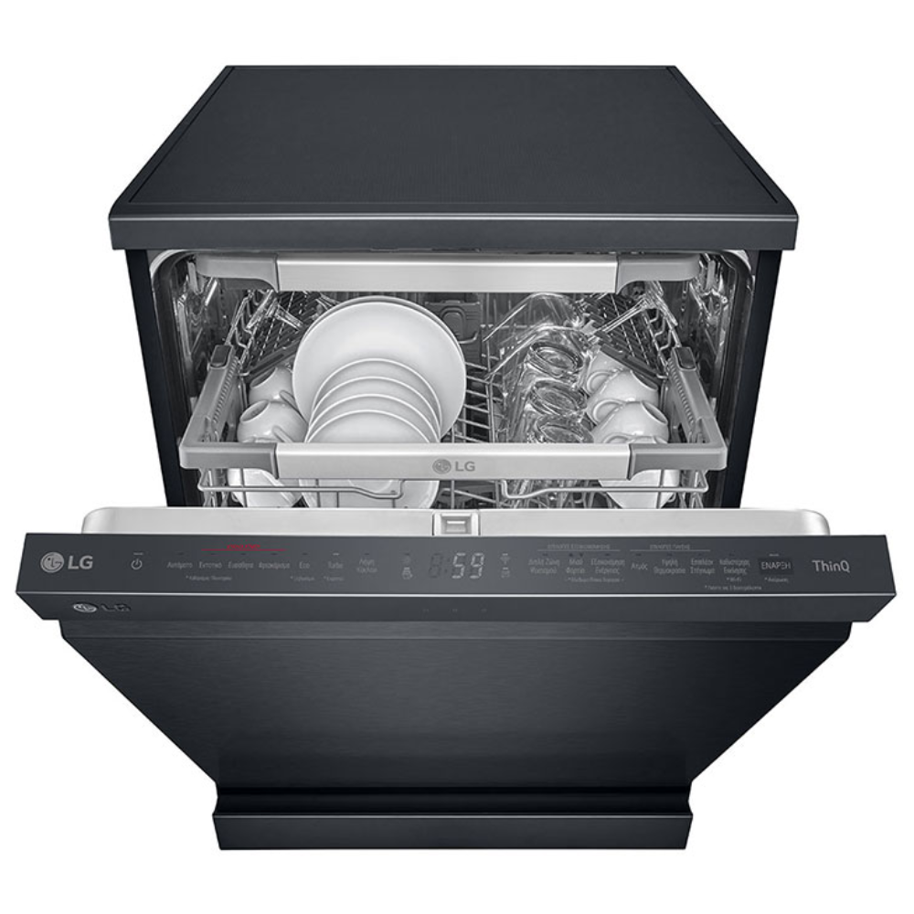 מדיח כלים עומד 60 ס"מ אל ג'י דגם DFC335HM שחור מט - יבואן רשמי