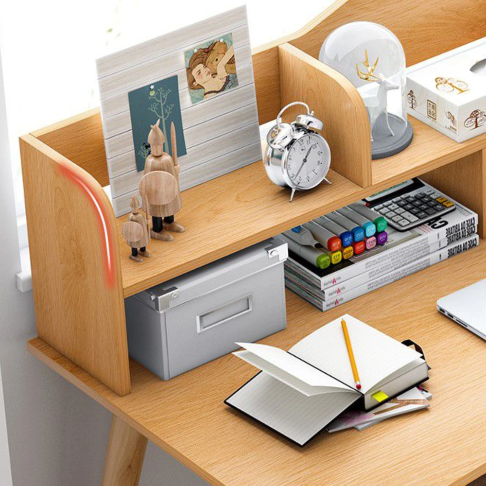 שולחן מחשב כתיבה ענק רוחב 120 ס"מ Rosso Italy RSM-2020-WOOD - צבע עץ - יבואן רשמי