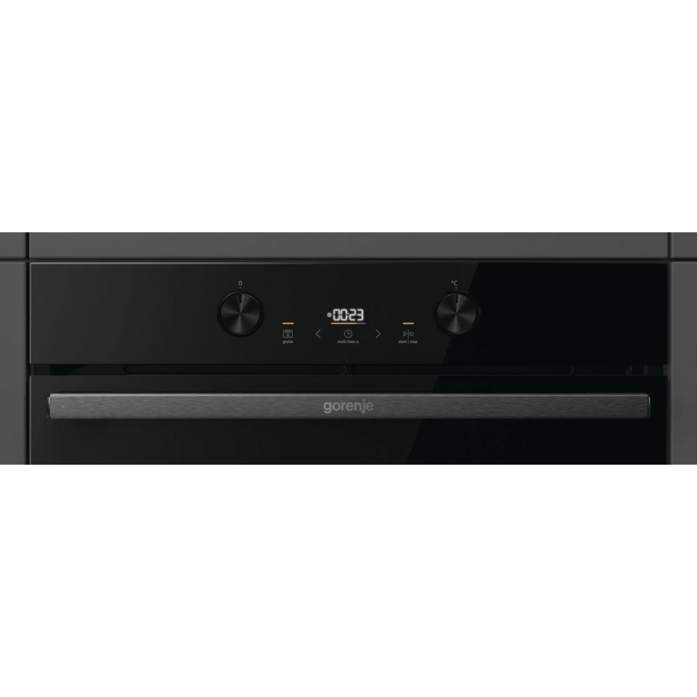 תנור בנוי 77 ליטר 60 ס"מ Gorenje BOS6737E20FBG - גימור זכוכית שחורה - K.B.V