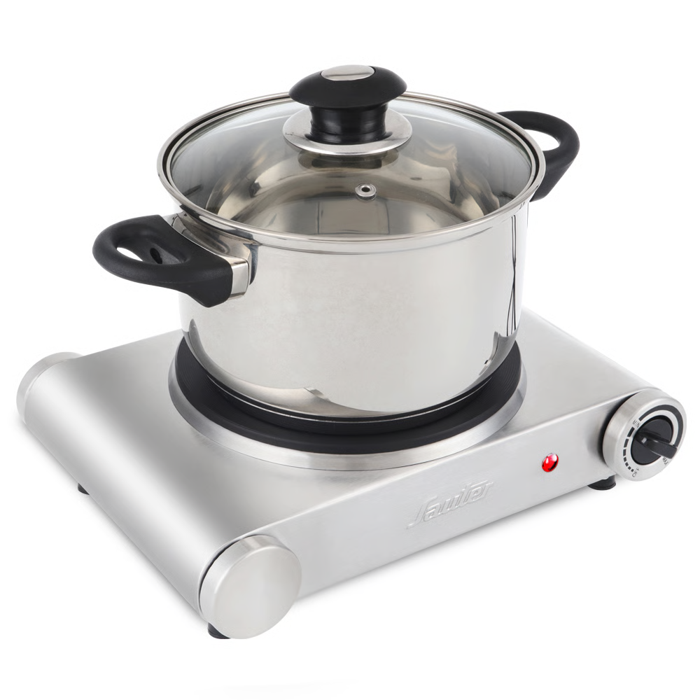 פלטה חשמלית יחיד נירוסטה SAUTER HP411 - יבואן רשמי