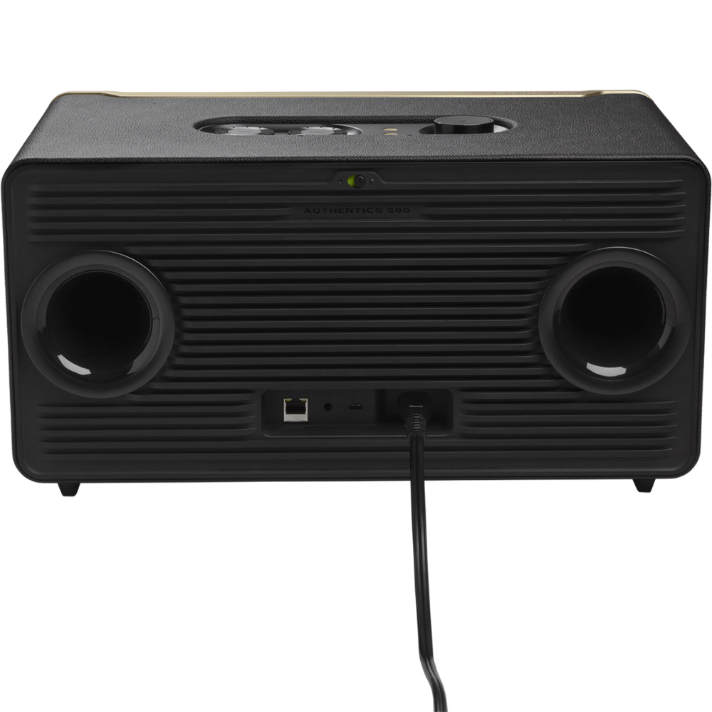 רמקול אלחוטי חכם JBL Authentics 500 270W - צבע שחור שנה אחריות ע"י - יבואן הרשמי