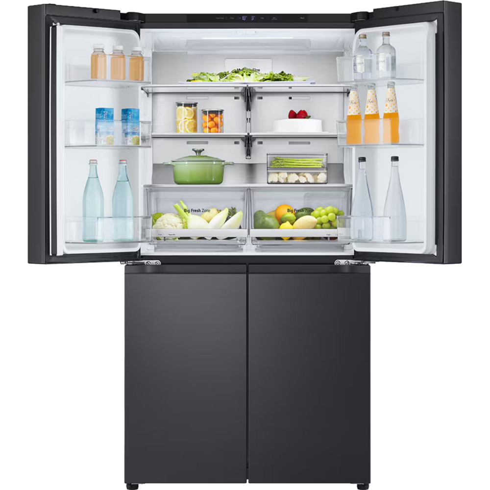 מקרר 4 דלתות 872 ליטר דגם LG GR-929B נירוסטה מושחרת - יבואן רשמי