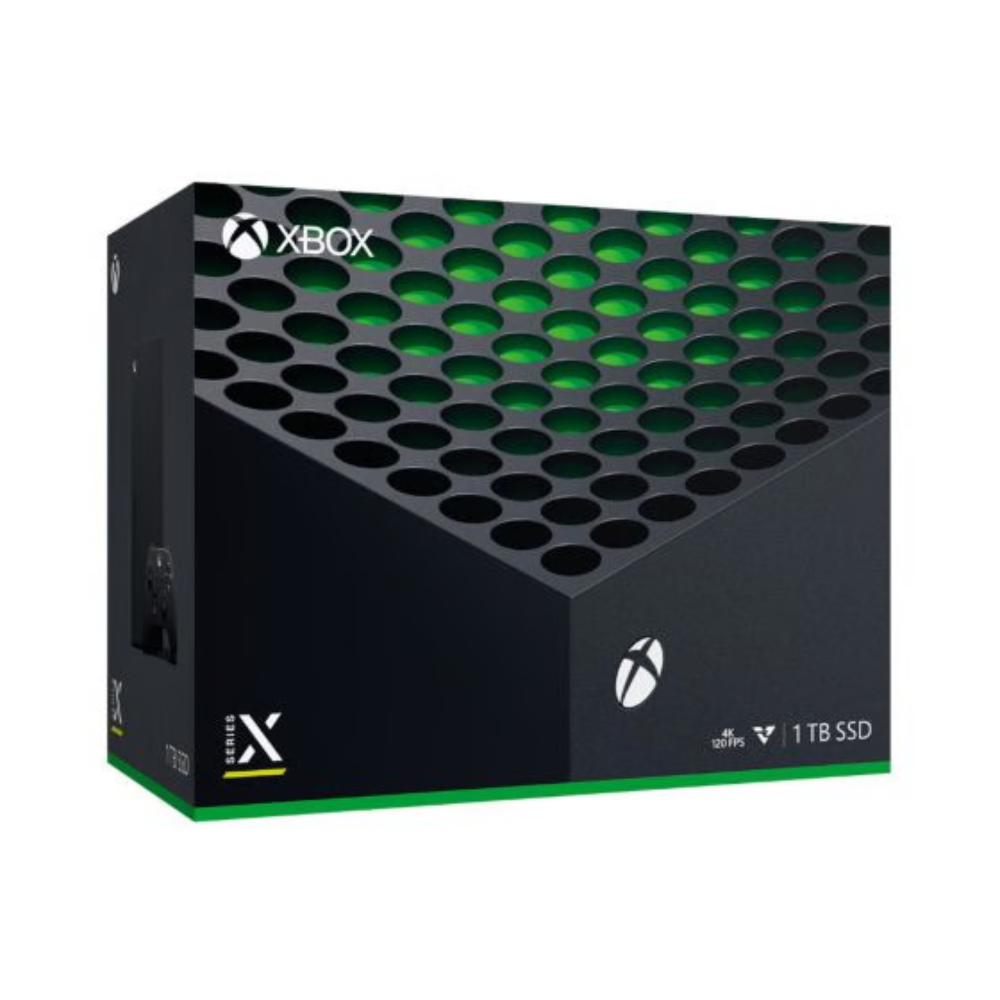 קונסולה Xbox Series X 1TB - צבע שחור שנתיים אחריות ע"י - יבואן הרשמי