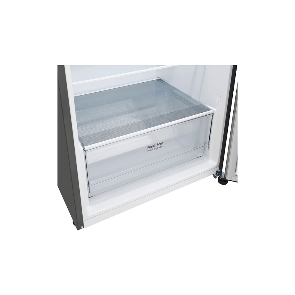 מקרר 2 דלתות מקפיא עליון 395 ליטר LG GR-B445XE No Frost - צבע נירוסטה מוברשת - יבואן רשמי