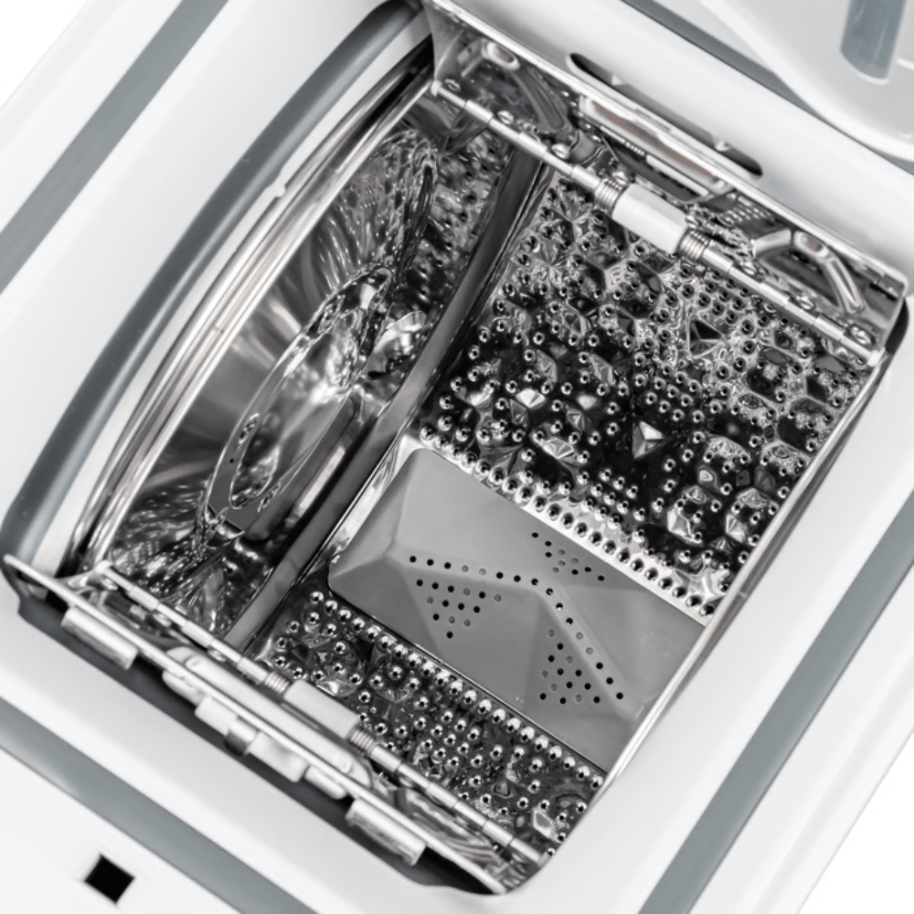 מכונת כביסה פתח עליון 8 ק"ג Electra EL8000W במהירות 1300 סל"ד - צבע לבן - K.B.V