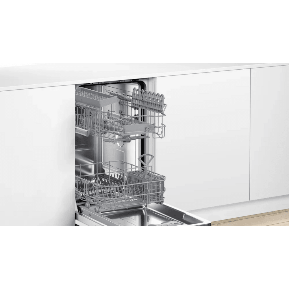 מדיח כלים אינטגראלי צר 10 מערכות כלים Bosch SPVHKX42E - תוצרת פולין - K.B.V