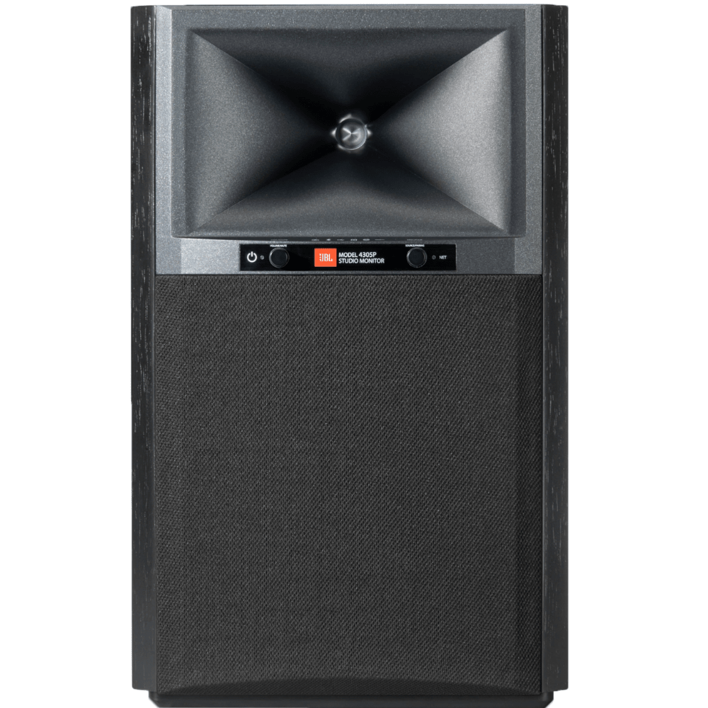 מוניטורים אולפניים JBL 4305P Hi-Fi Studio Monitor 2x150W AIO - צבע שחור - K.B.V