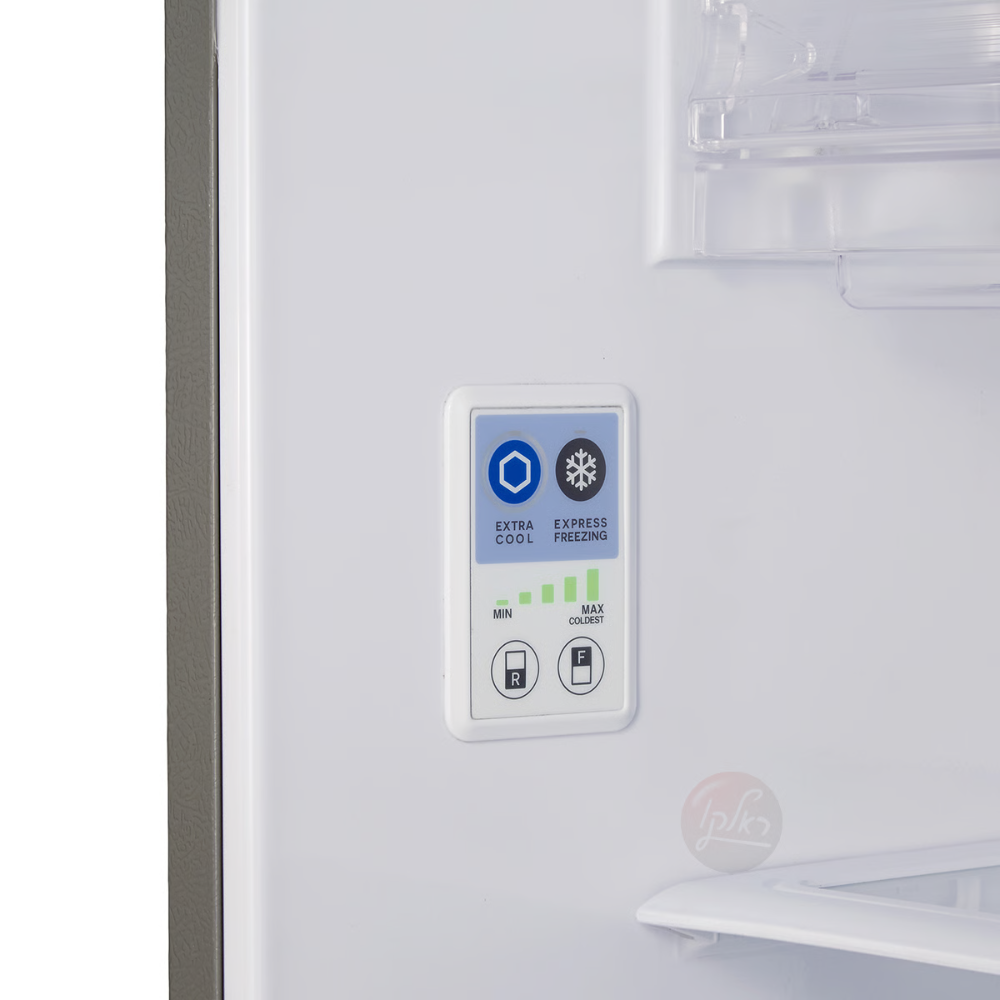 מקרר מקפיא עליון 474 ליטר נטו 2369 Sharp עם התקן שבת מובנה - גימור כסוף - יבואן רשמי