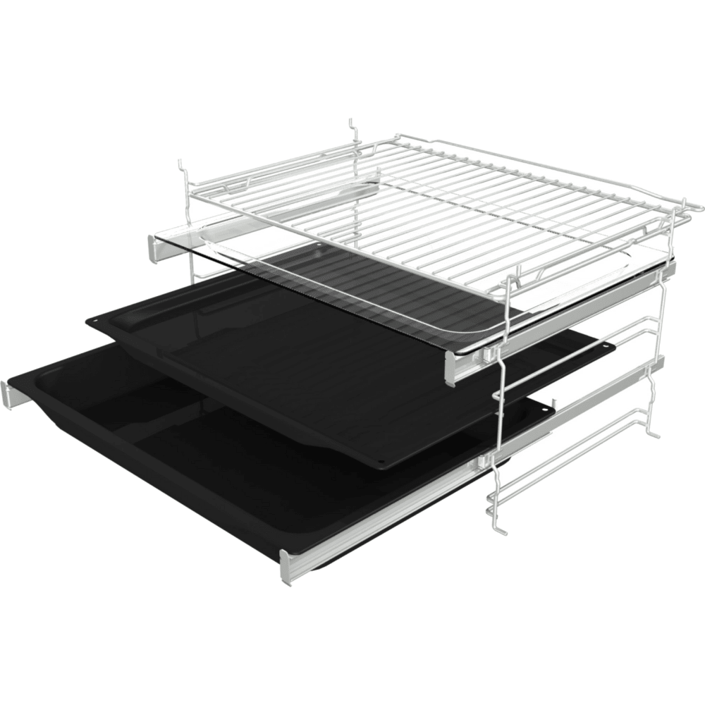 תנור בנוי 77 ליטר 60 ס"מ Gorenje BOS6737E20FBG - גימור זכוכית שחורה - K.B.V