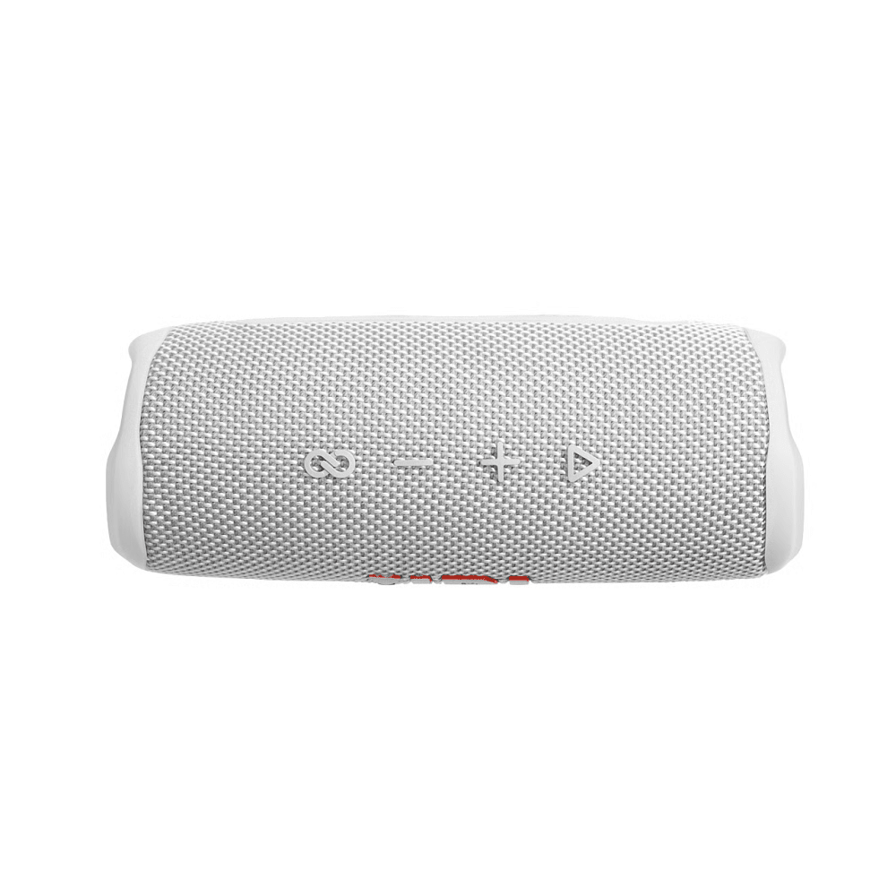 רמקול נייד אלחוטי JBL Flip 6 - צבע לבן - K.B.V