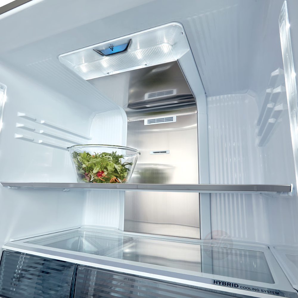 מקרר 5 דלתות 661 ליטר SHARP שארפ 9734 זכוכית בז' שבת מהדרין - יבואן רשמי