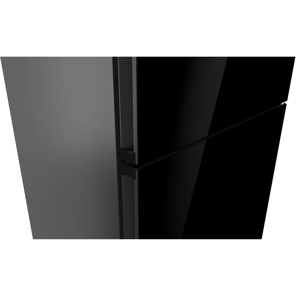 מקרר בוש Bosch מקפיא תחתון רוחב 70 ס”מ KGN49LBCF זכוכית שחורה - יבואן רשמי