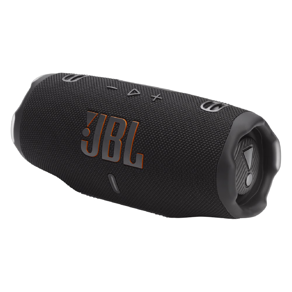 רמקול Bluetooth אלחוטי נייד JBL Charge 6 - צבע שחור שנה אחריות ע"י - יבואן הרשמי
