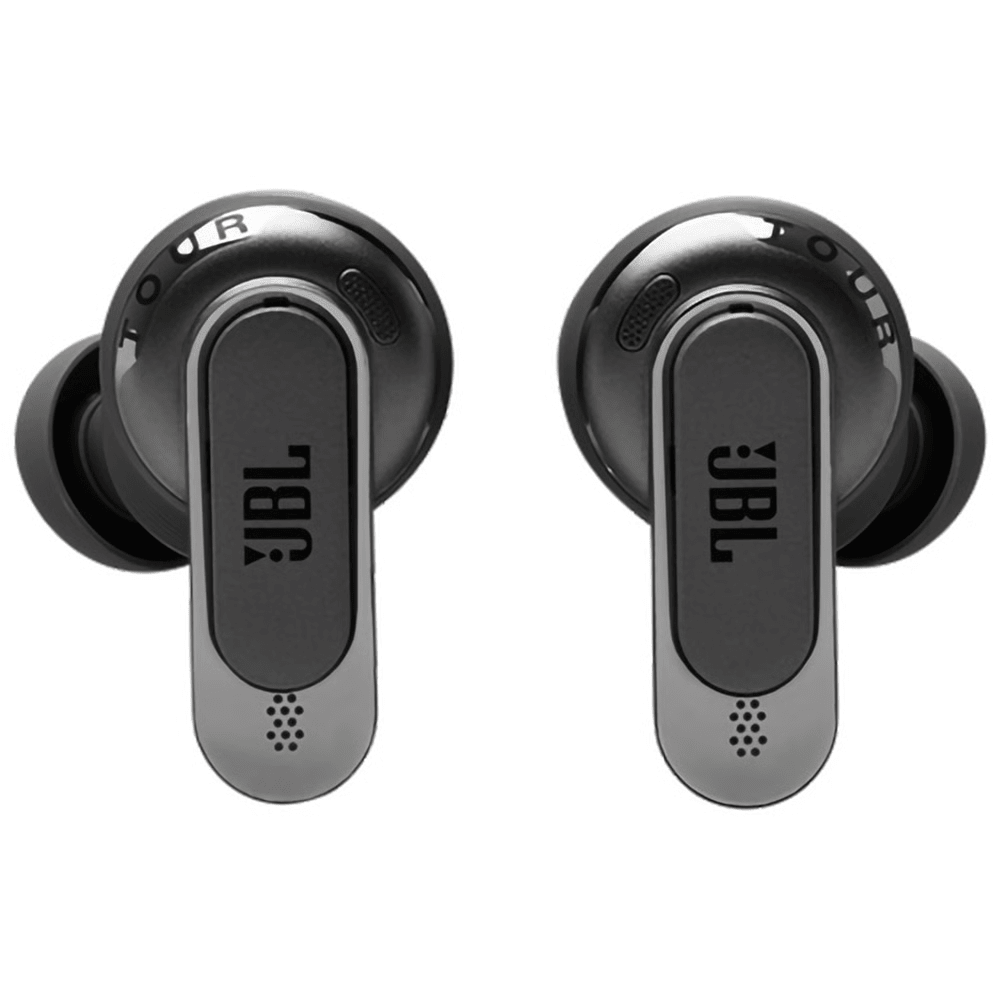 אוזניות אלחוטיות עם כיסוי חכם ומשתיק רעשים JBL Tour Pro 3 TWS - צבע שחור - K.B.V