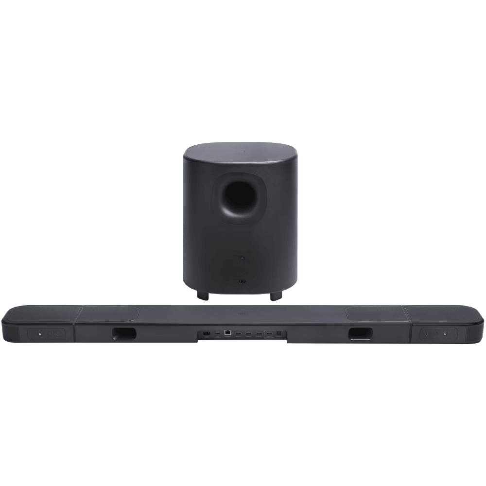 מקרן קול עם רמקולים וסאבוופר אלחוטיים JBL Bar 1000MK2 960W - צבע שחור - K.B.V