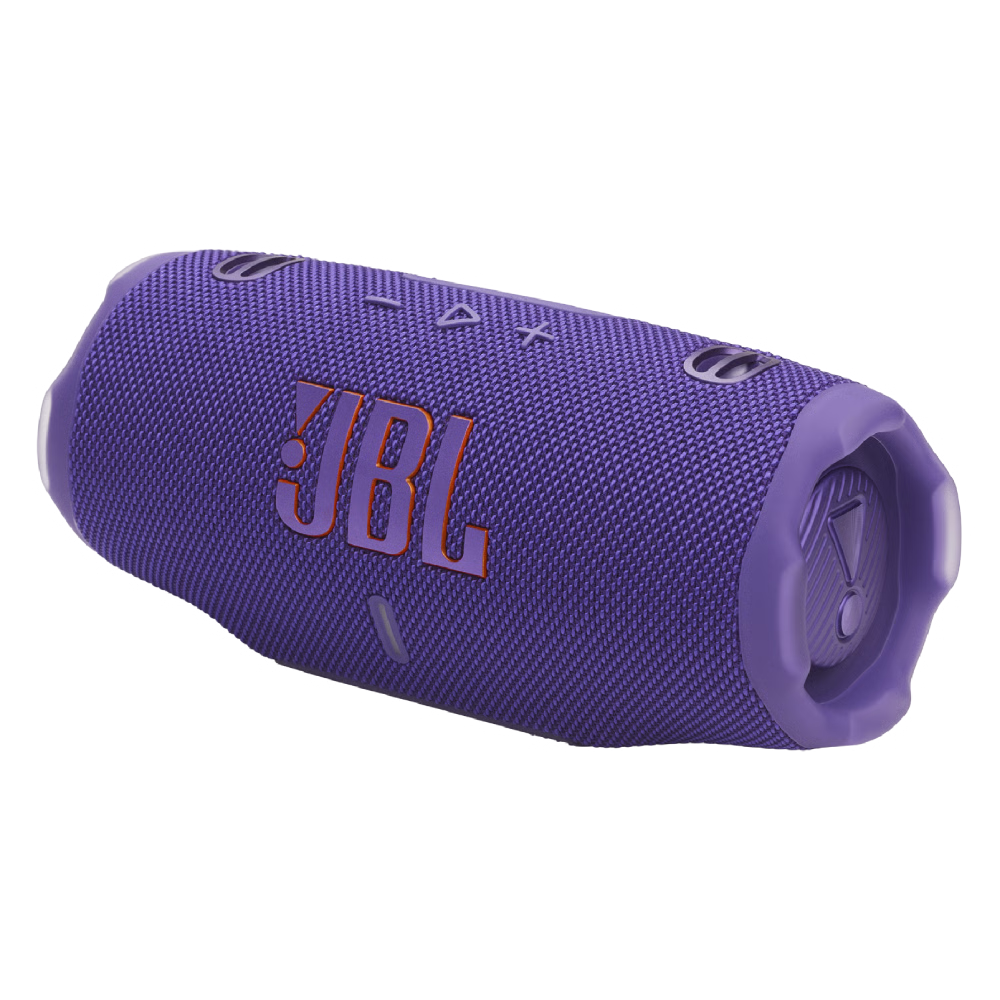 רמקול Bluetooth אלחוטי נייד JBL Charge 6 - צבע סגול שנה אחריות ע"י - יבואן הרשמי