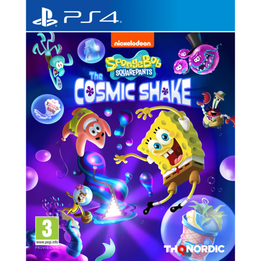 משחק SpongeBob SquarePants: The Cosmic Shake לקונסולת Sony PS4 - K.B.V