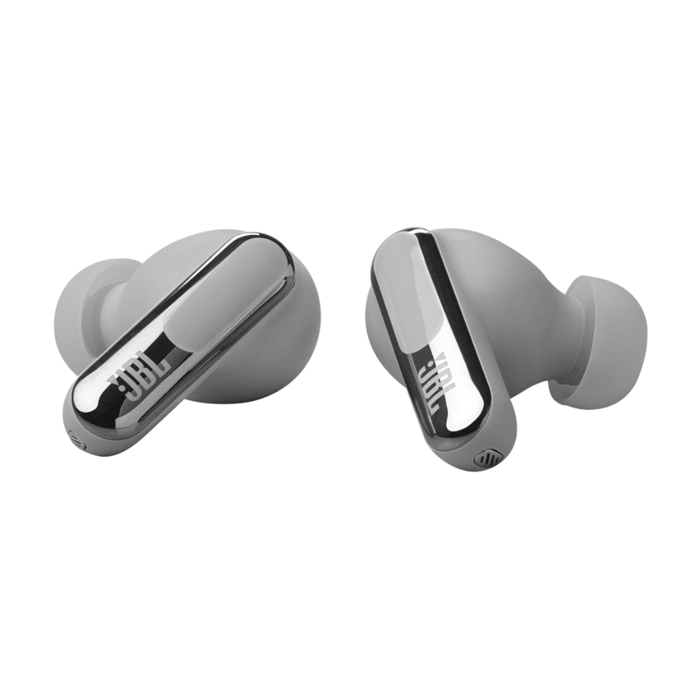 אוזניות אלחוטיות עם מארז טעינה חכם JBL Live Beam 3 TWS ANC IP55 - צבע כסוף - K.B.V